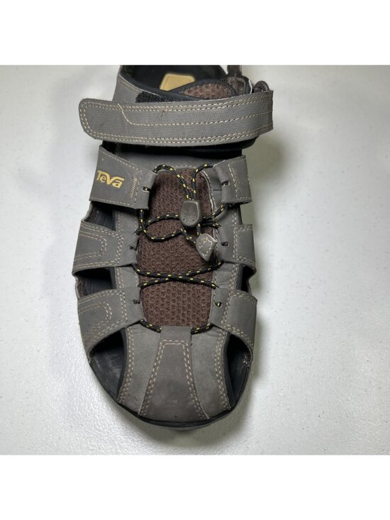 TEVA Forebay Fisherman Hiking Sandals Men 14 ShocPad Hook & Loop Adjustable Shoe main image 6